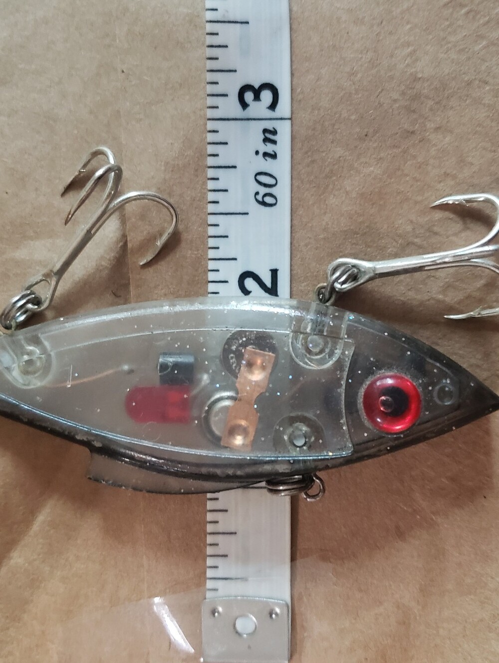 Rat-L-Trap Lipless Crankbait 1/4oz Mini MT502 Halo Transparent Fishing Lure